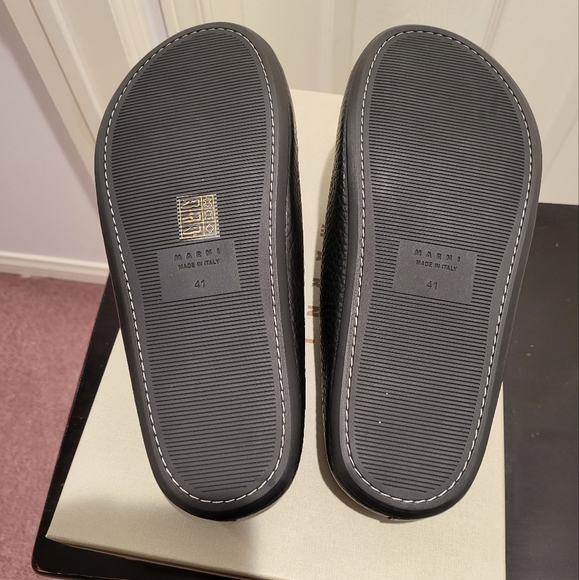 MARNI Leather Clog Shoes - UNISEX - Picture 5 of 8